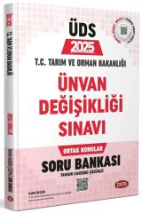 Data 2024 GYS ÜDS Tarım ve Orman Bakanlığı Ortak Konular Soru Bankası Ünvan Değişikliği Data Yayınları