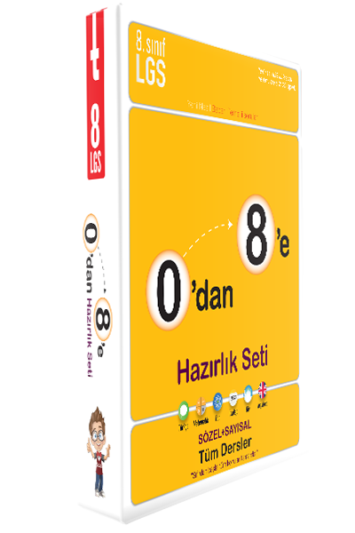 Tonguç 8. Sınıf LGS 0 dan 8 e Tüm Dersler Sözel Sayısal Hazırlık Seti Tonguç Akademi