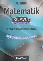 Blok Test 8. Sınıf Matematik Kılavuz Deneme Blok Test Yayınları