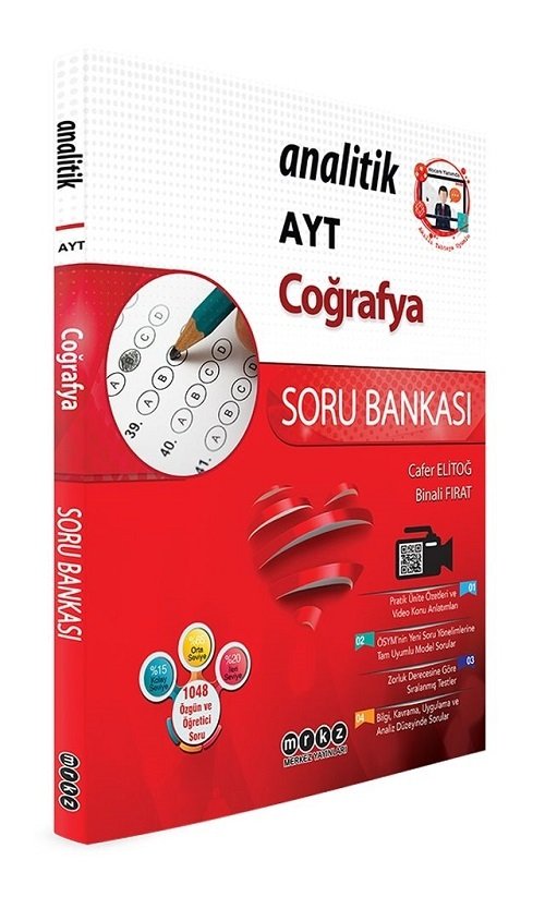 Merkez YKS AYT Analitik Coğrafya Soru Bankası Merkez Yayınları