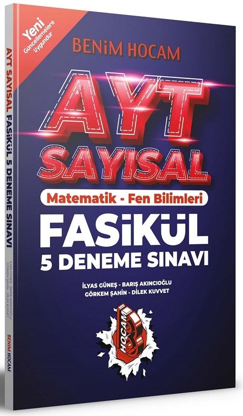 Benim Hocam YKS AYT Sayısal 5 Fasikül Deneme Benim Hocam Yayınları