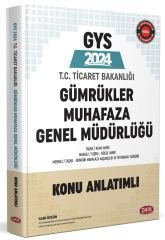 Data 2025 GYS Ticaret Bakanlığı Gümrükler Muhafaza Genel Müdürlüğü Konu Anlatımlı Soru Bankası Görevde Yükselme Data Yayınları