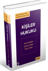 Adalet Kişiler Hukuku 9. Baskı - Mehmet Ayan Adalet Yayınevi