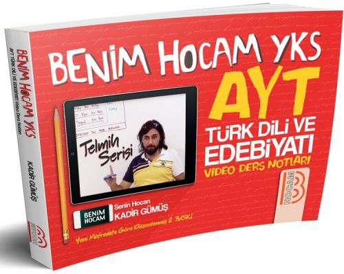 Benim Hocam YKS AYT Türk Dili ve Edebiyatı Video Ders Notları Benim Hocam Yayınları