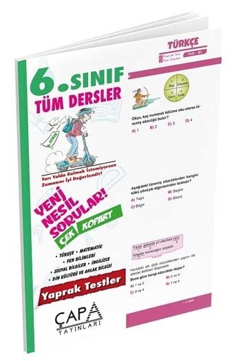 Çapa 6. Sınıf Tüm Dersler Yaprak Test Çapa Yayınları