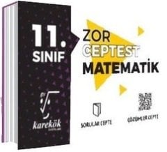 Karekök 11. Sınıf Matematik Zor Cep Test Karekök Yayınları