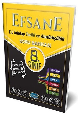 Efsane 8. Sınıf TC İnkılap Tarihi ve Atatürkçülük Soru Bankası Efsane Yayınları