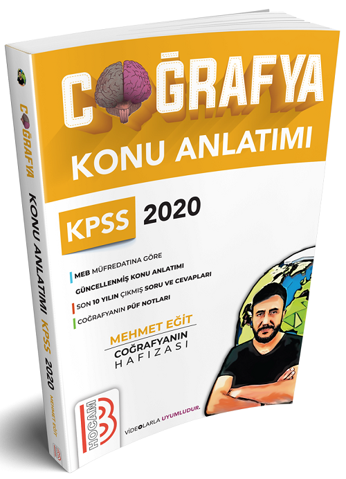 Benim Hocam 2020 KPSS Coğrafyanın Hafızası Konu Anlatımlı Mehmet Eğit Benim Hocam Yayınları