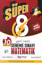 Nitelik 8. Sınıf Matematik Süper 10 Deneme Nitelik Yayınları