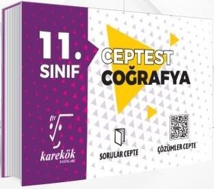 Karekök 11. Sınıf Coğrafya Cep Test Karekök Yayınları