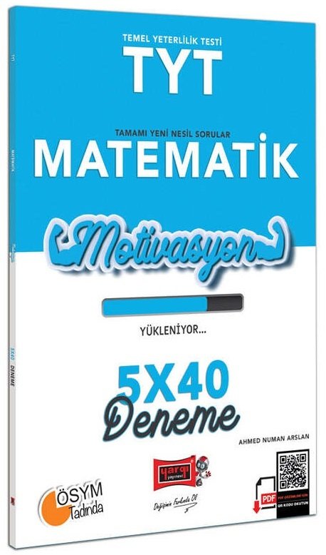 SÜPER FİYAT - Yargı YKS TYT Matematik Motivasyon 5x40 Deneme Yargı Yayınları