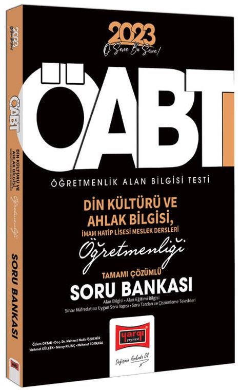 Yargı 2023 ÖABT Din Kültürü Öğretmenliği Soru Bankası Yargı Yayınları