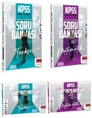 Yargı 2025 KPSS Türkçe+Matematik Video Ders Notları + Soru Bankası 4 lü Set Yargı Yayınları