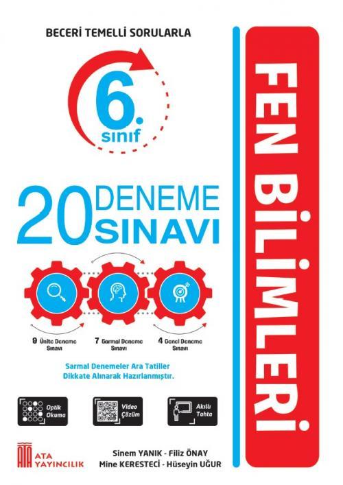 Ata Yayıncılık 6. Sınıf Fen Bilimleri Beceri Temelli Sorularla 20 Deneme Ata Yayıncılık