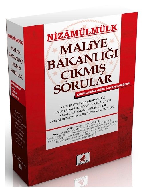 DB Yayıncılık Nizamülmülk Maliye Bakanlığı Çıkmış Sorular 2 Cilt Set DB Yayıncılık