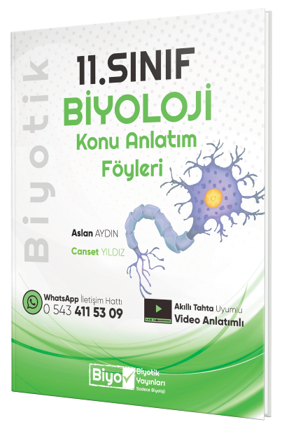 Biyotik 11. Sınıf Biyoloji Konu Anlatım Föyleri Biyotik Yayınları