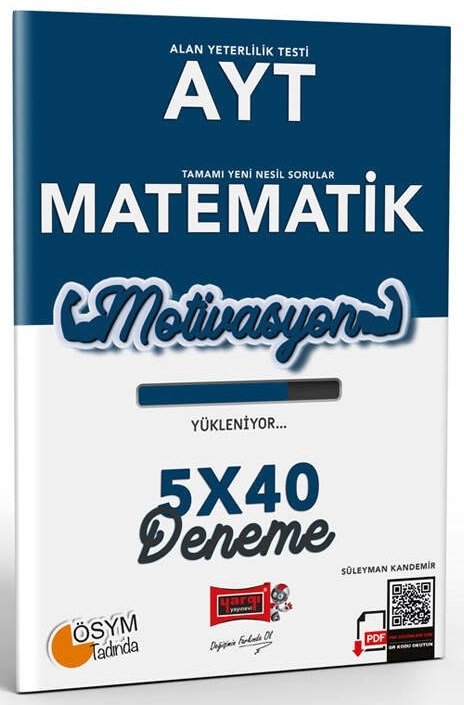 SÜPER FİYAT - Yargı YKS AYT Matematik Motivasyon 5x40 Deneme Yargı Yayınları