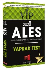 Yargı 2020 ALES VIP Yaprak Test Yargı Yayınları