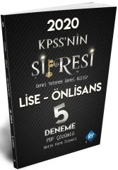 KR Akademi 2020 KPSS nin Şifresi Lise Ön Lisans 5 Deneme KR Akademi Yayınları