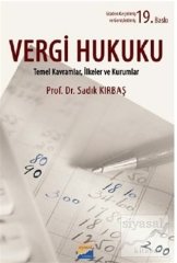 Siyasal Kitabevi Vergi Hukuku 19. Baskı - Sadık Kırbaş Siyasal Kitabevi Yayınları