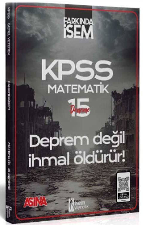 SÜPER FİYAT - İsem 2025 KPSS Matematik Aşina 15 Deneme Çözümlü İsem Yayınları