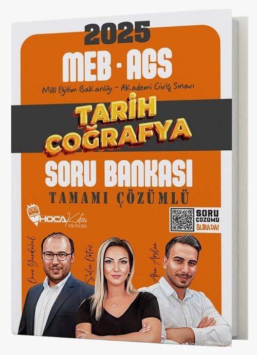 Hoca Kafası 2025 MEB-AGS Tarih-Coğrafya Soru Bankası Çözümlü Hoca Kafası Yayınları