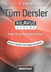 Blok Test 7. Sınıf Tüm Dersler Kılavuz Deneme Blok Test Yayınları