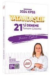 Hangi KPSS 2024 KPSS Vatandaşlık 21 Deneme Çözümlü - Yasemin Çakıraslan Özkanlı Hangi KPSS Yayınları