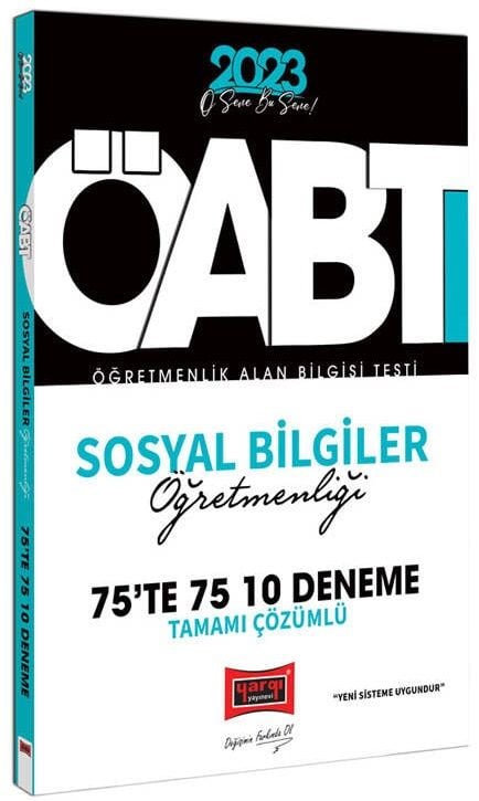 Yargı 2023 ÖABT Sosyal Bilgiler Öğretmenliği 75 te 75 10 Deneme Çözümlü Yargı Yayınları