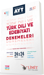 Limit YKS AYT Türk Dili ve Edebiyatı 24x24 Deneme Limit Yayınları