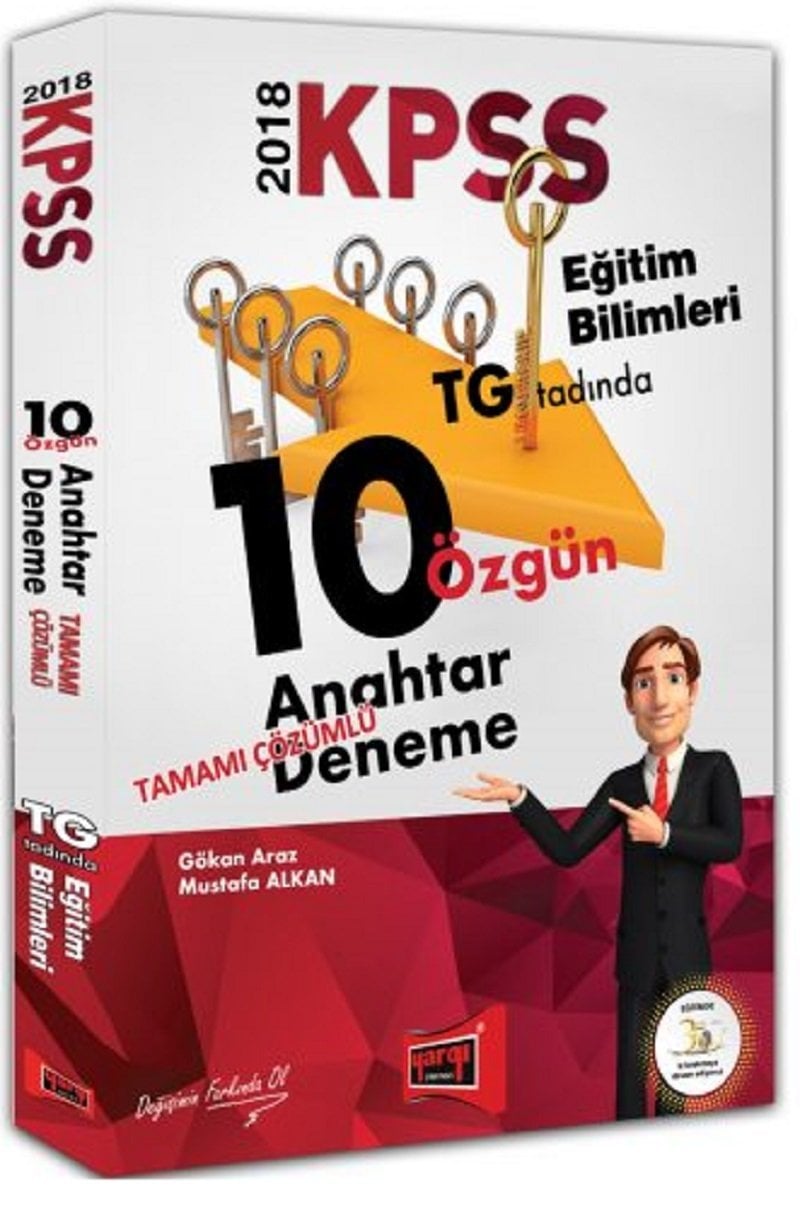 Yargı 2018 KPSS Eğitim Bilimleri 10 Özgün Anahtar Deneme Çözümlü Yargı Yayınları