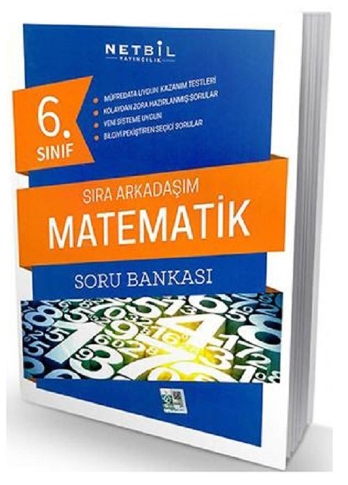 SÜPER FİYAT - Bilfen Netbil 6. Sınıf Matematik Sıra Arkadaşım Soru Bankası Bilfen Netbil Yayınları