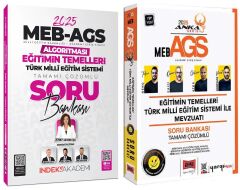 Yargı + İndeks 2025 MEB-AGS Eğitimin Temelleri ve Türk Milli Eğitim Sistemi ile Mevzuatı Soru Bankası 2 li Set Yargı + İndeks Akademi Yayınları