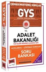 Yargı 2024 GYS Adalet Bakanlığı Yazı İşleri Müdürü Soru Bankası Çözümlü Görevde Yükselme Yargı Yayınları