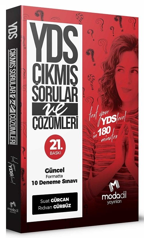 Modadil YDS Çıkmış Sorular ve Çözümleri Kitap Şeklinde Modadil Yayınları