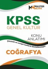 Master Work KPSS Coğrafya Konu Anlatımı Master Work Yayınları