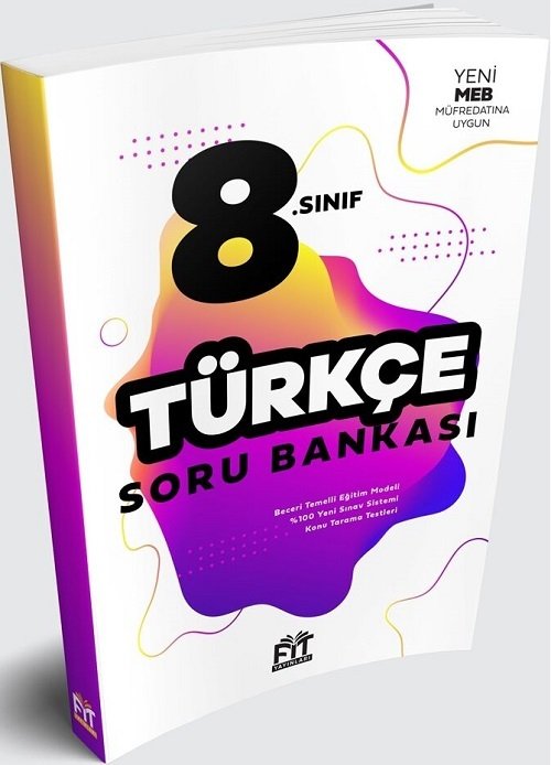 Fit Yayınları 8. Sınıf Türkçe Soru Bankası Fit Yayınları