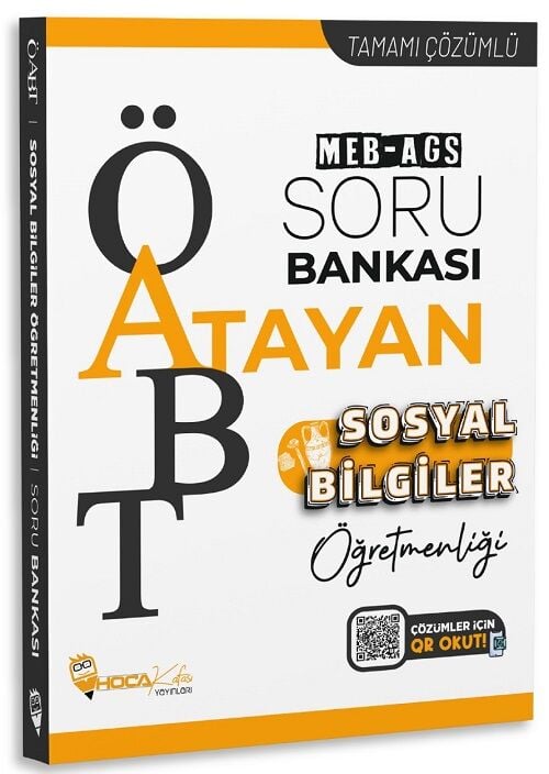 Hoca Kafası 2025 ÖABT MEB-AGS Sosyal Bilgiler Öğretmenliği Atayan Soru Bankası Çözümlü Hoca Kafası Yayınları