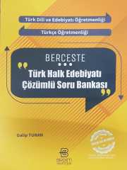 Birdem ÖABT Türkçe ve Türk Dili Edebiyatı Öğretmenliği Türk Halk Edebiyatı Berceste Soru Bankası Çözümlü - Galip Turan Birdem Yayıncılık