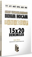 Benim Hocam TYT AYT MSÜ KPSS ALES Paragraf Sınav Uzmanlarından 15x20 Denemeler Benim Hocam Yayınları