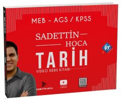 KR Akademi MEB-AGS KPSS Sadettin Hoca Tarih Video Ders Kitabı - Sadettin Akyayla KR Akademi Yayınları