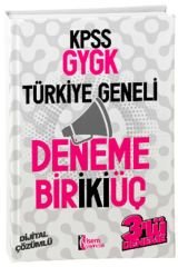 SÜPER FİYAT - İsem 2025 KPSS Genel Yetenek Genel Kültür Türkiye Geneli 3 Deneme (1-2-3) Dijital Çözümlü İsem Yayınları