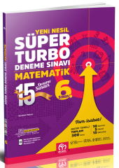 Model 6. Sınıf Matematik Süper Turbo 15 Deneme Model Eğitim Yayınları