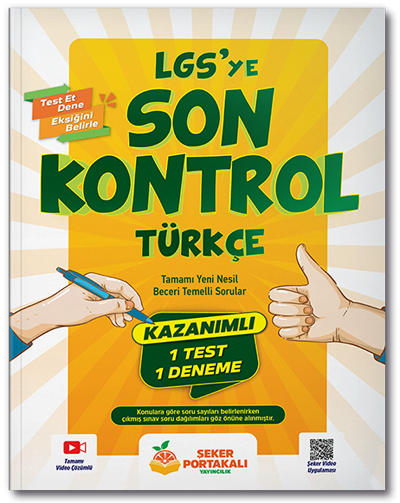 Şeker Portakalı 8. Sınıf Türkçe LGS ye Son Kontrol Şeker Portakalı Yayıncılık