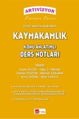 Akfon Artıvizyon Kaymakamlık Konu Anlatımlı Ders Notları Akfon Yayınları