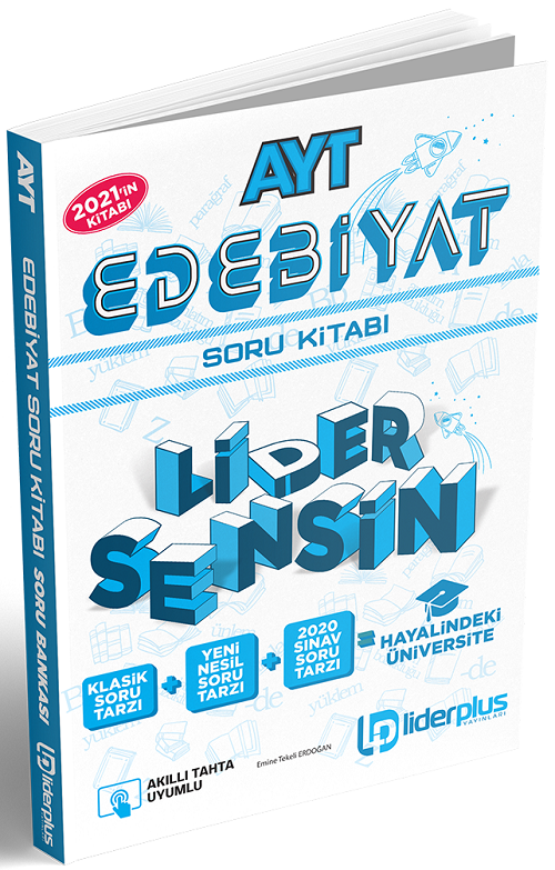 SÜPER FİYAT - Lider Plus 2021 YKS AYT Türk Dili Edebiyatı Soru Bankası Lider Plus Yayınları