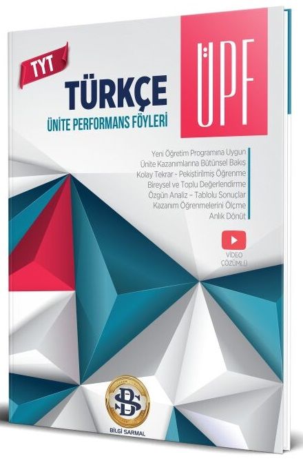 Bilgi Sarmal YKS TYT Türkçe ÜPF Ünite Performans Föyleri Bilgi Sarmal Yayınları