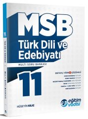 Eğitim Vadisi 11. Sınıf Türk Dili ve Edebiyatı MSB Modüler Soru Bankası Video Çözümlü Eğitim Vadisi Yayınları