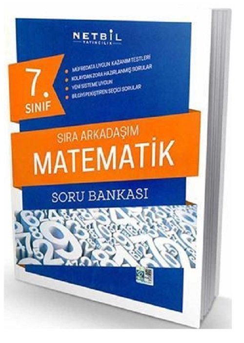 SÜPER FİYAT - Bilfen Netbil 7. Sınıf Matematik Sıra Arkadaşım Soru Bankası Bilfen Netbil Yayınları