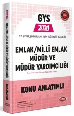 Data 2024 GYS Çevre Şehircilik Bakanlığı Emlak-Milli Emlak Müdür ve Yardımcılığı Konu Anlatımlı Görevde Yükselme Data Yayınları